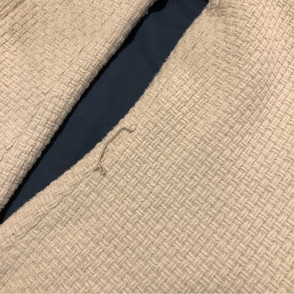 ❌ Soia & Kyo Long Cream Wool Blend Coat - Picture 9 of 14